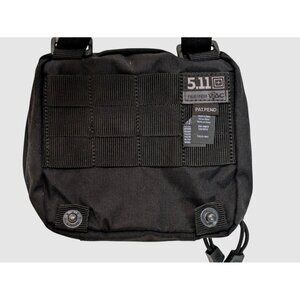 5.11 Tactical 6.6 Black  Multipurpose Pouch Zipper Bag Mesh Pockets 6"x6"